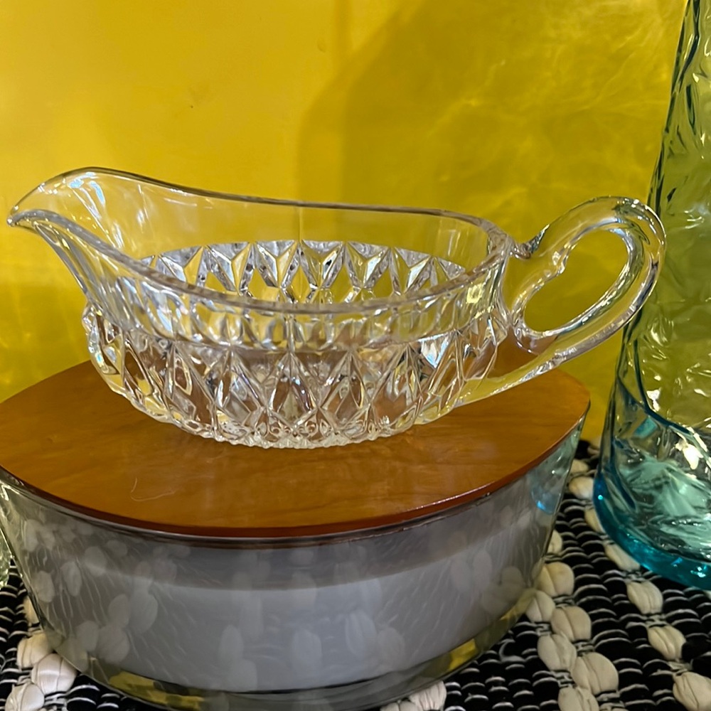 Crystal Gravy Boat